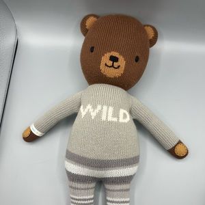☆ ~Cuddle And Kind Brown Oliver The Bear 20” Handmade Wild Sweater Plush~ ☆